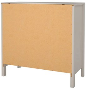 Сиво-бежов скрин 82x80x38 cm Madrid – Tvilum