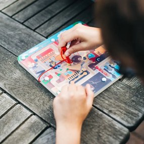 Bigjigs - Магнитен лабиринт - На строителната площадка 34009