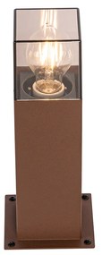 Индустриална външна подова лампа ръждиво кафява 30 см IP44 - Denmark