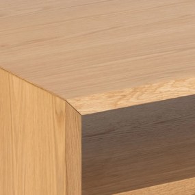 Масичка за кафе от декор от дъб в естествен цвят 60x120 cm Arlon – Actona