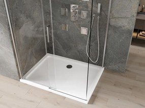 Mexen Omega плъзгаща се душ кабина 120 x 70 см, прозрачна, хром + поддушово