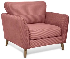 Розово кресло от рипсено кадифе Paris – Scandic
