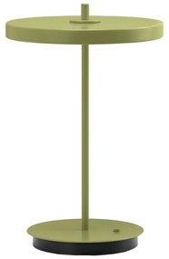 Зелена метална LED настолна лампа с метален абажур (височина 31 cm) Asteria Move – UMAGE