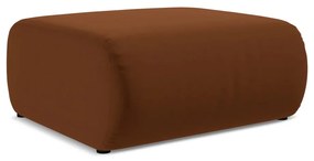 Оранжева/кафява кадифена табуретка Ekahi – Makamii