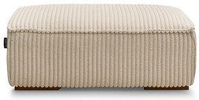 Светлокафява табуретка от рипсено кадифе Chelsea – Bobochic Paris