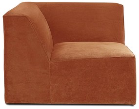 Модул за оранжев велурен диван Sting - Scandic