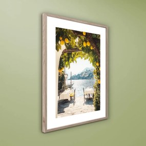 Печатна картина с включена рамка 50x70 cm Lemon View – Styler