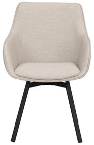 Бежови тапицирани трапезни столове в комплект 2 бр. Alison – Rowico