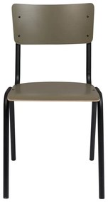 Трапезни столове в цвят каки в комплект от 4 броя Back to school - Zuiver