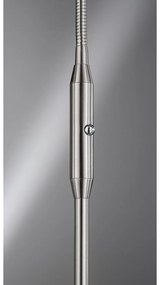LED затъмняваща се подова лампа в сребрист цвят (височина 150 cm) Dent – Fischer &amp; Honsel