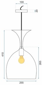 Пендел METAL White APP291-1CP