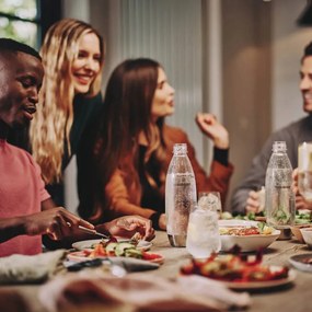 Концентриран сироп SodaStream 7 Up, 440 мл, До 9 л, Без алергени и ГМО, Бял/зелен