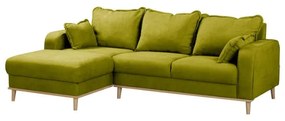 Зелен ъглов диван (ляв ъгъл) Beata - Ropez