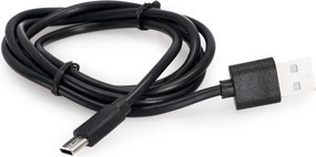 Черна метална LED затъмняваща се настолна лампа с пластмасов абажур (височина 16 cm) Cardamom – Bizzotto