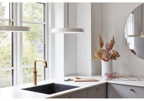 Кремаво LED затъмняващо се висящо осветително тяло с метален абажур ø 43 cm Asteria Plus Medium – UMAGE