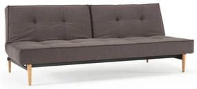 Тъмносив разтегателен диван с дървена основа Flashtex Dark Grey Splitback - Innovation