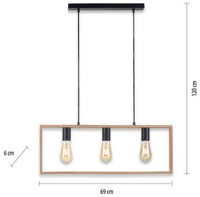 ПЕНДЕЛ 3X60W E27