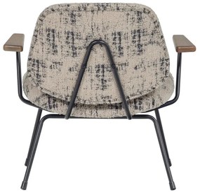 Бежово шенилово кресло Aure – WOOOD