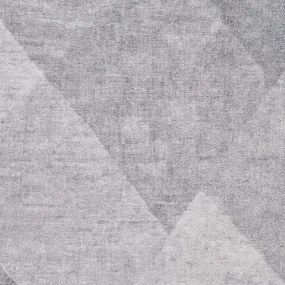 Светлосив килим със смес от памук подходящ за пране 122x170 cm Whisper – Think Rugs