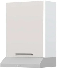 Висящ шкаф Modena A9-60-1K за кухненски аспиратор-White - Gray light