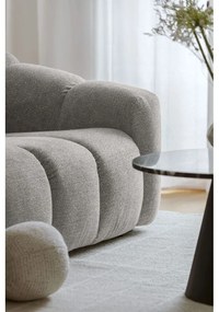 Светлосив ъглов диван (десен ъгъл/L форма) Shell – Miuform