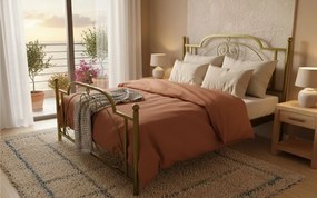 Легло Ellie-140x190-Gold-Με ποδαρικό