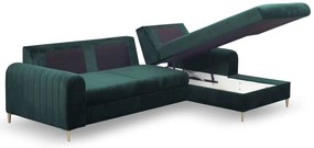 Ъглов диван Monte-Зелена