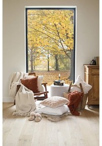 Бяло-бежово одеяло от шенил 130x170 cm Renee – Tiseco Home Studio