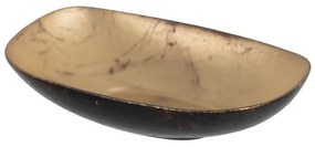 Стъклена декоративна купа 15,5x10 cm – Ixia