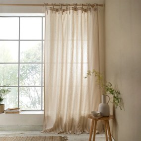 Бежово перде 140x183 cm Zanzibar Woven Stripe – Pineapple Elephant