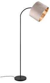 Подова лампа в черно и бежово (височина 205 см) Julieta - Trio