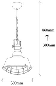 Черно метално висящо осветително тяло Opviq lights Soultana - Opviq lights