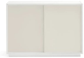Бял нисък скрин с чекмеджета 100x70 cm Doric - Teulat