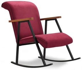 Кресло в цвят бордо Yoka - Artie