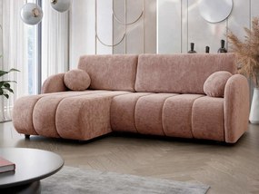 Ъглов диван Zara-Розово