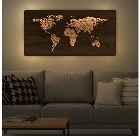 Li-Go 4457/A/4 - LED стенна декорация LED/10W/5V 30000 mAh 120x60 cm дъб