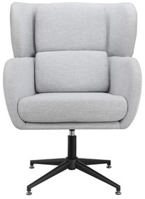 Светлосиво кадифено кресло Vanessa – Støraa