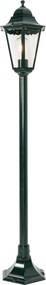 Класическа стояща външна лампа тъмно зелена 125 см IP44 - New Orleans