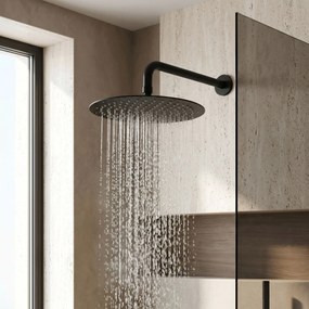 Кръгла душ глава REA JS-P014B 30cm Black