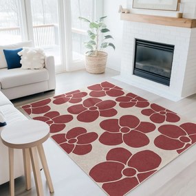 Червена пътека подходяща за пране 80x200 cm Red Meadow – Mila Home