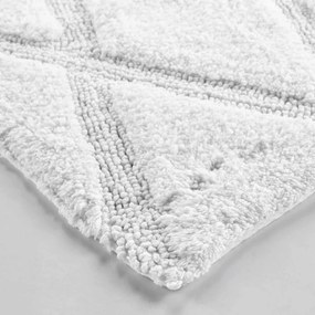 Бял килим за баня 50x80 cm Thais – douceur d'intérieur