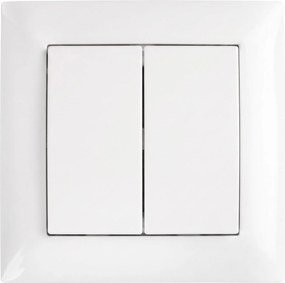 Двоен Ключ с Рамка OSTE JNH007-W WHITE