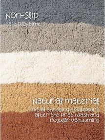 Кремав памучен детски килим подходящ за пране/ръчно изработен 140x200 cm Snuggle Riva – Hanse Home