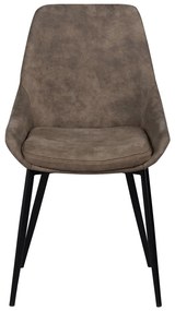 Кафяви трапезни столове в комплект от 2 бр. Sierra – Rowico