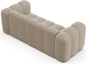 Бежов шенилов диван 200 cm Lupine – Micadoni