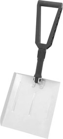 Сгъваема лопата за сняг черна/сива