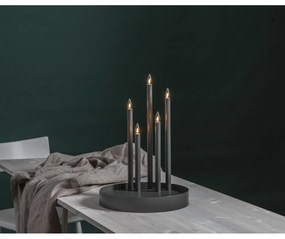 Черна светлинна декорация ø 32 cm Deco - Star Trading