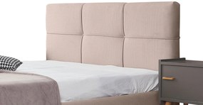 Тапицирано легло Manhattan-Mocca-90 x 200-Με μηχανισμό ανύψωσης