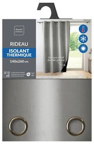 Сиво термо перде 140x260 cm Polarchic – douceur d'intérieur