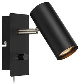 Черна стенна лампа Barcelona - Markslöjd